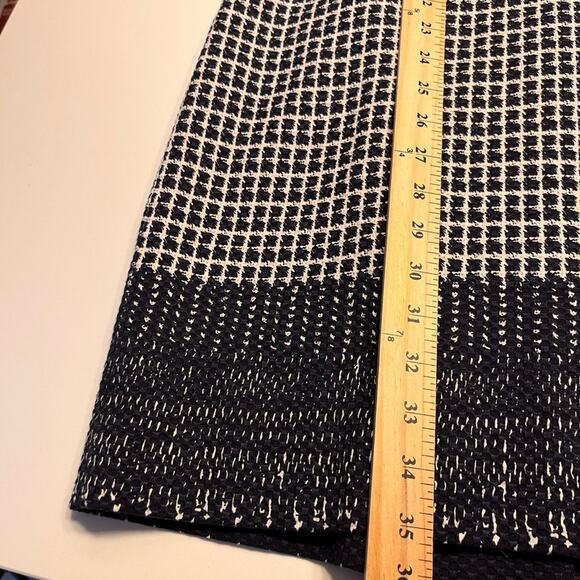 J Crew Navy Tweed Sleeveless Shift Dress Size 10P - Picture 10 of 12